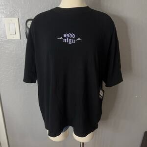 Darc Sport Catwomen Forever Box Cut Pump Cover Tee, Black, L